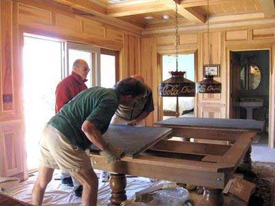 Pool Table Installation